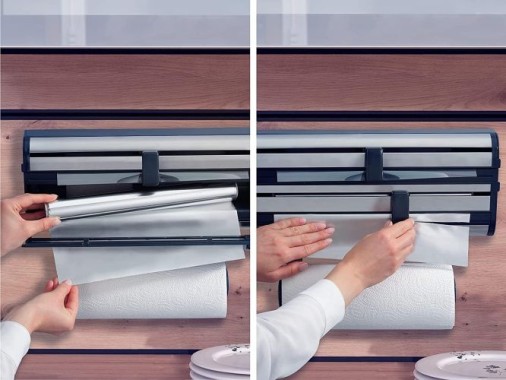 Leifheit Wandrollenhalter Parat Royal II, für 3 Rollen, 25793