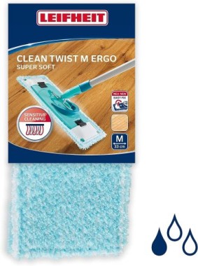 Leifheit Wischbezug Clean Twist M Ergo super soft, 52122