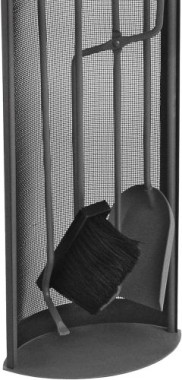 Preview: Lienbacher Kaminbesteck, 4-teilig schwarz, 66cm, anthrazit grau, 21.02.344.2