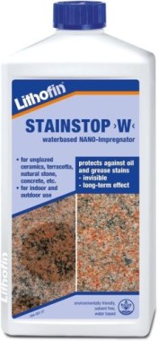 Lithofin Fleckstop W, Macht Wasser und Öl abweisend,1 Liter, 094-11