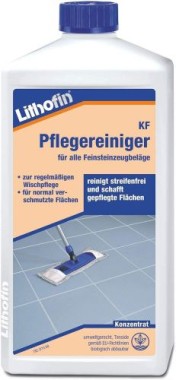 Lithofin KF Pflegereiniger, Wischpflege für Keramikfliesen, 1 Liter, 182-11