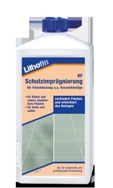 Lithofin KF Schutzimprägnierung, Imprägnierung für Keramikfliesen, 1 Liter, 183-11