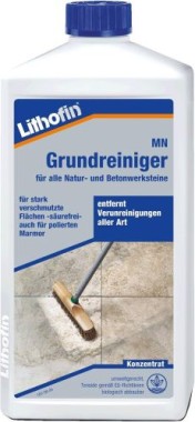 Lithofin MN Grundreiniger, Reiniger für alle Natursteine, 1 Liter, 160-11