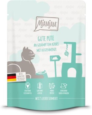 MjAMjAM Quetschie gute Pute an gedämpftem Kürbis, 300g, 11406