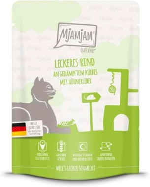 MjAMjAM Quetschie leckeres Rind an gedämpftem Kürbis, 300g, 11402