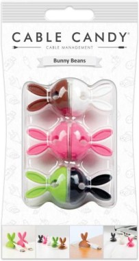 MLINE Cable Candy, Kabelhalter und Kabelführung, Mixed Bunny Beans, CC013