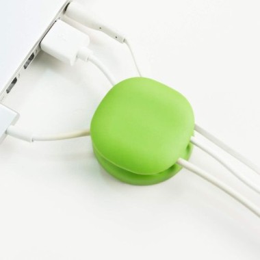 MLINE Cable Candy, Kabelhalter und Kabelführung, Turtle grün, CC007