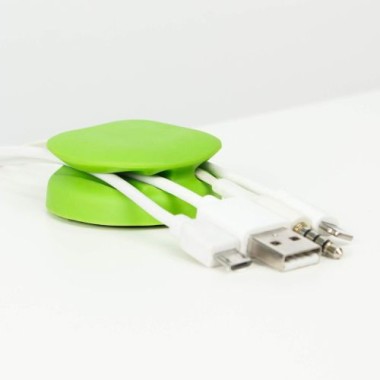 MLINE Cable Candy, Kabelhalter und Kabelführung, Turtle grün, CC007
