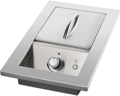Napoleon Einbau Brenner mit einheitlicher Oberfläche der Serie 700 mit Edelstahlabdeckung, 1 Brenner, BIB10RTPSS-CE