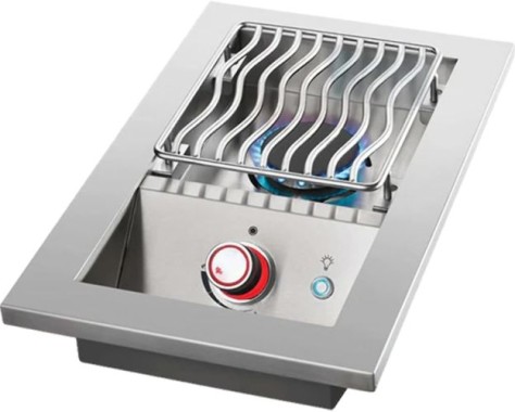 Napoleon Einbau Brenner mit einheitlicher Oberfläche der Serie 700 mit Edelstahlabdeckung, 1 Brenner, BIB10RTPSS-CE