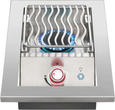 Napoleon Einbau Brenner mit einheitlicher Oberfläche der Serie 700 mit Edelstahlabdeckung, 1 Brenner, BIB10RTPSS-CE