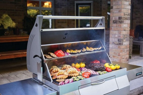 Napoleon Holzkohlegrill PRO 605 Edelstahl, PRO605CSS