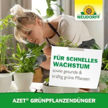 Neudorff Azet Grünpflanzendünger 1L - 100% natürlicher Dünger flüssig, 01463
