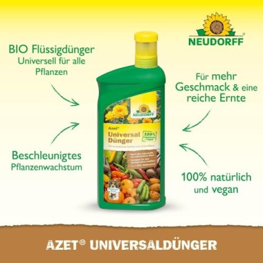 Neudorff Azet UniversalDünger – 100% Bio Dünger für alle Pflanzen, 1 Liter 1423