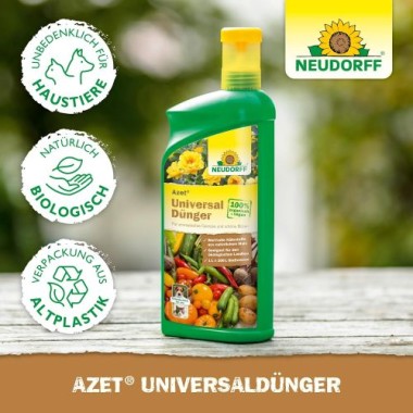 Neudorff Azet UniversalDünger – 100% Bio Dünger für alle Pflanzen, 1 Liter 1423