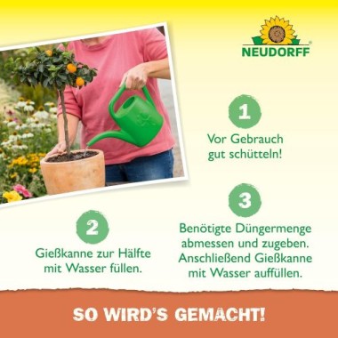 Neudorff Azet Zitrusdünger und mediterraner PflanzenDünger 1L flüssig - 100% natürlich, 01465