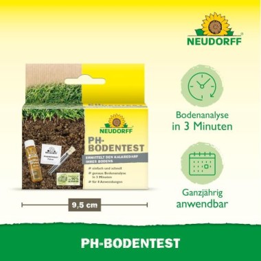 Preview: Neudorff pH-Bodentest – Zur einfachen und schnellen Ermittlung des pH-Wertes von Kulturböden und des Kalkbedarfs, 1 Set, 4005