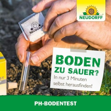 Neudorff pH-Bodentest – Zur einfachen und schnellen Ermittlung des pH-Wertes von Kulturböden und des Kalkbedarfs, 1 Set, 4005
