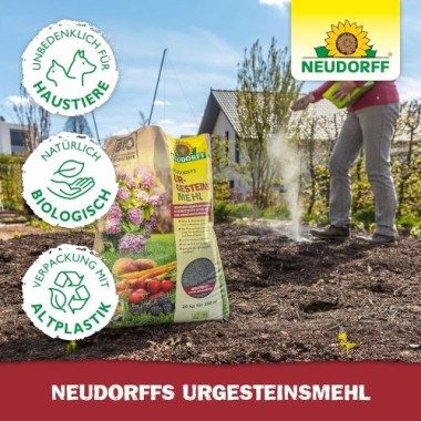 Neudorff UrgesteinsMehl - mit natürlicher Langzeitwirkung alle Bodenarten, 10 kg für 100 m², 50151