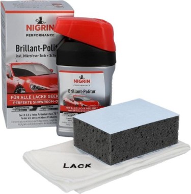 NIGRIN Performance Brillant-Politur TURBO, entfernt leichte Kratzer, 300 ml, 72970