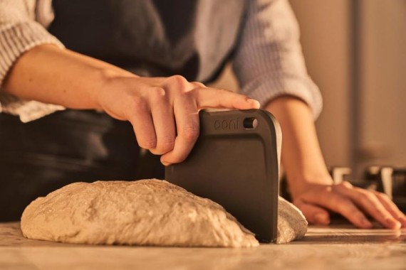 Ooni Teigwerkzeug-Set, Pizza Zubehör, Spachtel, Flexibler Teigschaber, UU-P2BE00