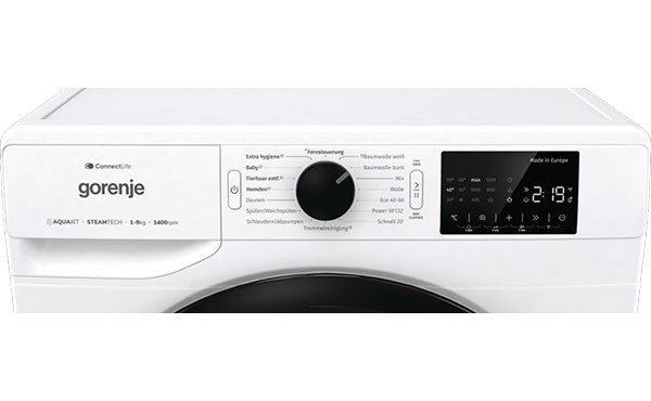 Gorenje Waschmaschine freistehend, 9 kg, 1400 U/min WPNEI94A1TS