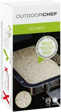 OUTDOORCHEF Cleaning Grill Powder, 1 kg fettabsorbierendes Granulat, 14.421.28
