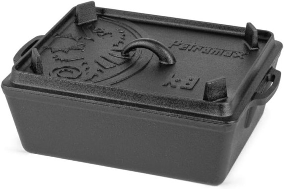 Petromax Gusseisen Kastenform mit Deckel, 5,5 Liter, k8