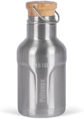 Petromax Isolierflasche 1 Liter, Getränkeflasche, BPA-frei, Kühlhaltedauer ca.74h, Warmhaltedauer ca.18h, tb100