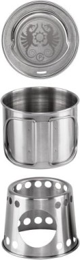 Petromax Kochbecher 2 in 1, Kochstelle und Becher mit klappbaren Griffen, cp750