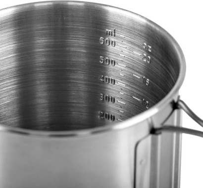 Petromax Kochbecher 2 in 1, Kochstelle und Becher mit klappbaren Griffen, cp750