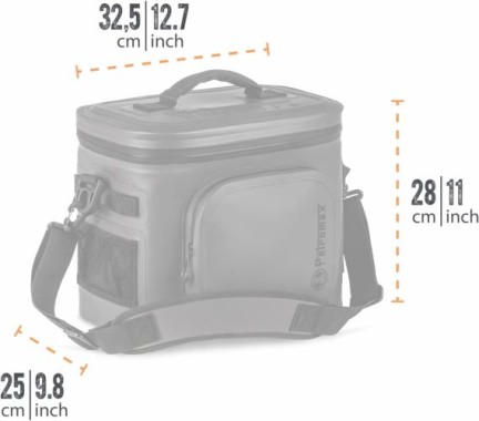 Preview: Petromax Kühltasche für tagelang eisgekühlten Proviant, 8 Liter,  kx-bag8-sand