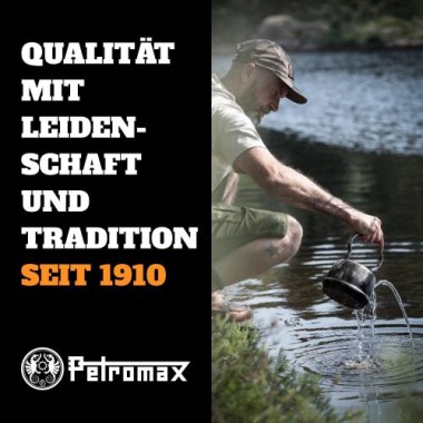 Petromax Teekessel 3 Liter, für verschiedene Herdarten und offenes Feuer, Edelstahl, tk2