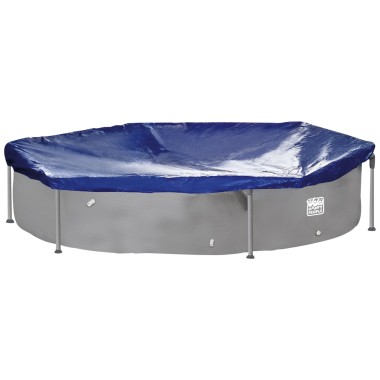 Happy People Poolabdeckung, geeignet für Ø 270 cm, blau, 79242