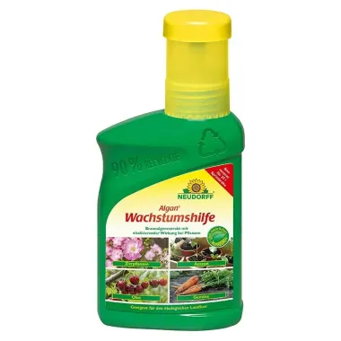 Neudorff Algan Wachstumshilfe – Natürliche Wachstumshilfe für Aussaaten, Gemüse, Obst und Zierpflanzen, 250 ml, 01460
