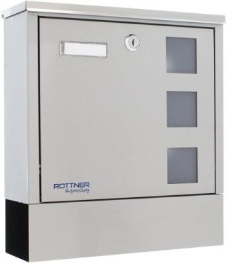 Rottner Briefkasten Lago Inox, T06331