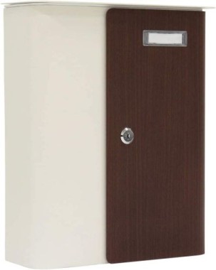 Rottner Briefkasten Splashy, weiß holzoptik, S00322