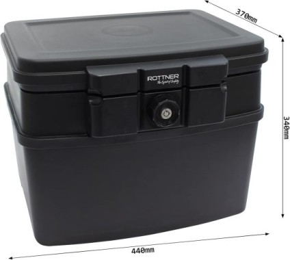 Rottner Feuerschutzkassette FIRE DATA BOX 3 schwarz, T06353