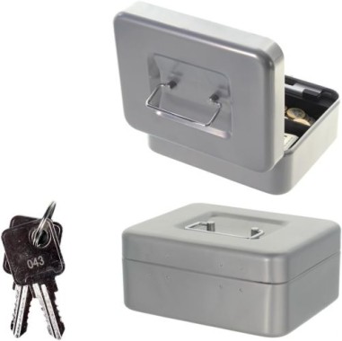 Rottner Geldkassette HomeStar Cash 2, Silber, T06108