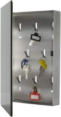 Rottner Schlüsselschrank Key Glass Black Magnetverschluss, inkl. Montagezubehör, T06356