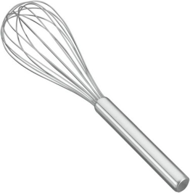 Schneebesen Edelstahl, rostfrei, mit Rohrgriff, Länge: 300 mm, 226635066