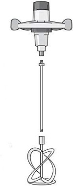 Schuller Rührwerk Easy Mix SX60, 2-Gang Handrührwerk, 1600 Watt (inkl. 140 mm Rührer), 02095
