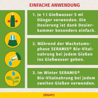 Seramis Bio-Vitalnahrung für Pflanzen und Kräuter, 200 ml, 734961