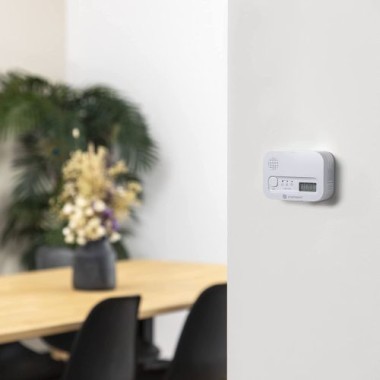 Smartwares FGA-13041 Kohlenmonoxid-Melder, 10 Jahre Sensor, mit Display und Testknopf FGA-13041