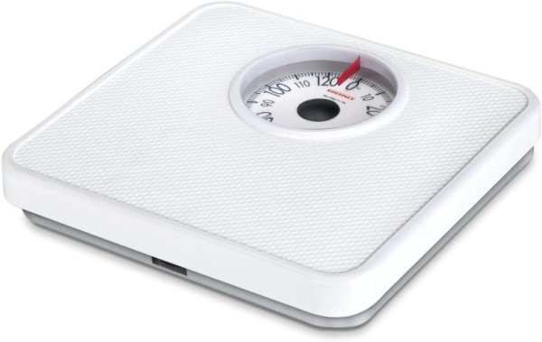 Soehnle Analoge Personenwaage Tempo White, mit 130 kg Tragkraft, 61098