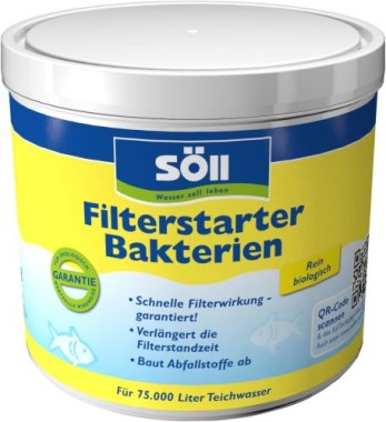 Söll FilterstarterBakterien, 500 g für 75.000 Liter, 81441