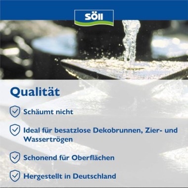 Söll SpringbrunnenKlar Springbrunnenreiniger, 1 l für 10.000 Liter, 80694