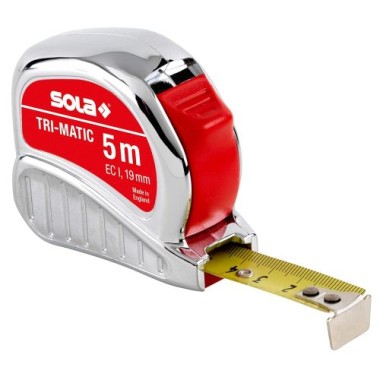 SOLA Bandmaß TRI-MATIC TM 5,  5m / 19mm, 50023301