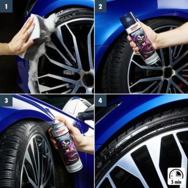SONAX ReifenGlanz Special Edition, 500 ml, pflegt und schützt die Reifen, 04344000
