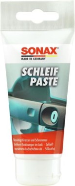 SONAX SchleifPaste, zum Abschleifen von verwitterten & verkratzten Lackschichten, 75ml, 03201000